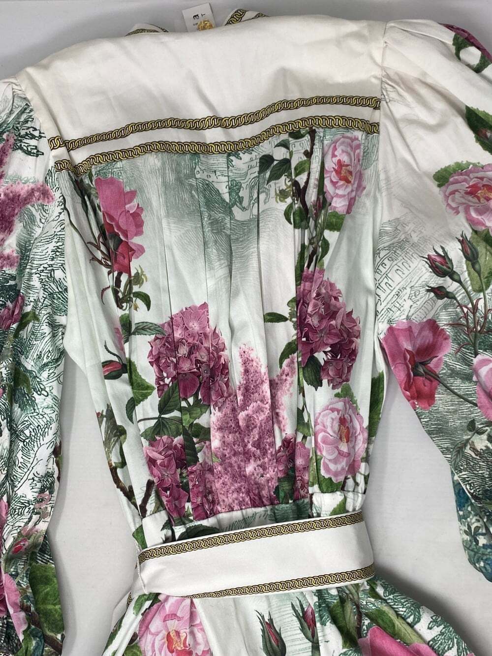 Alice + Olivia Cora Rose Whisper Cotton Dress Small NWT $495 - Picture 12 of 13